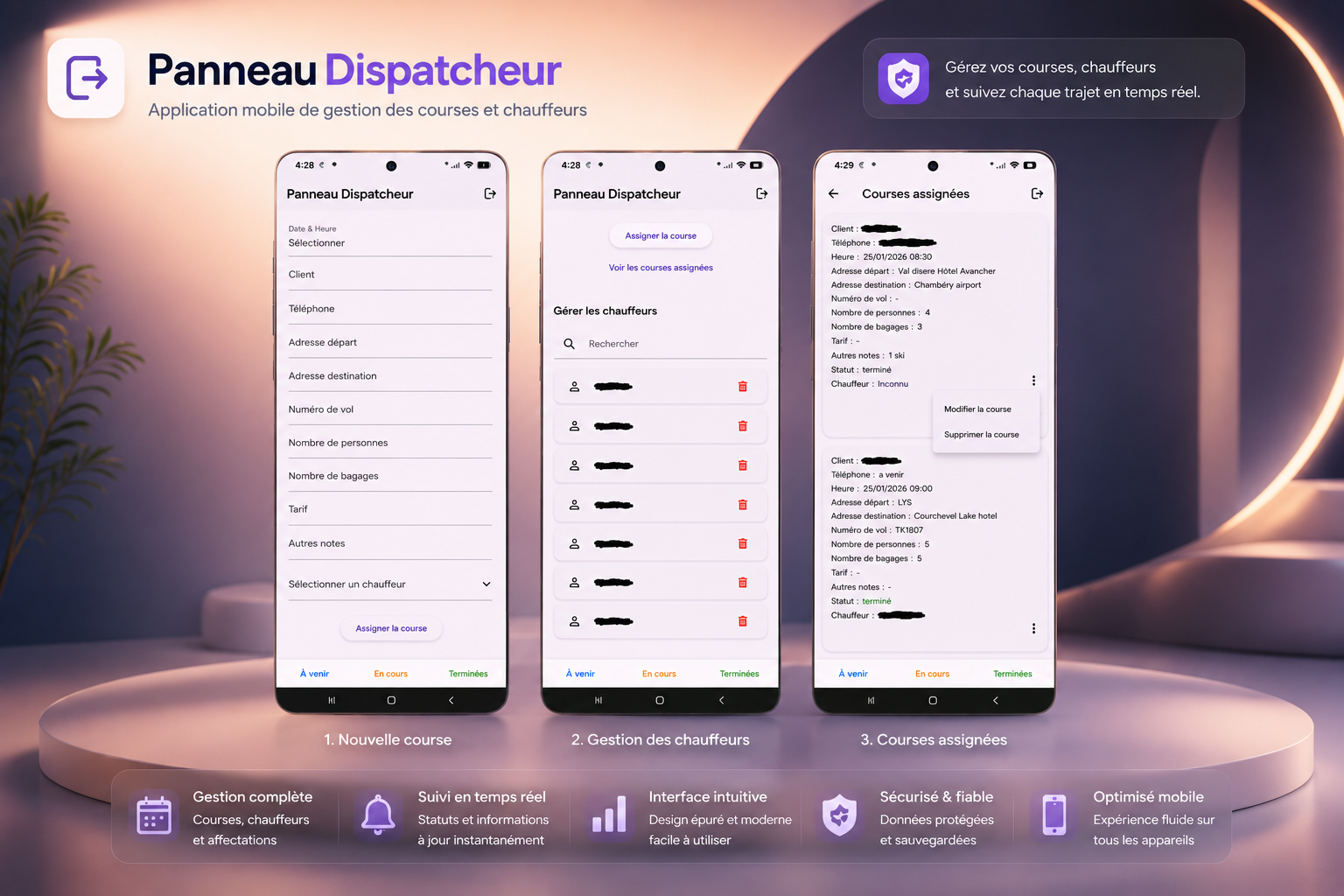 Squeed: Driver Dispatch Mobile App with Automated Snowcompare Booking Import